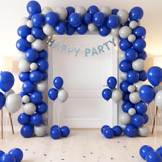 RUBFAC Royal Blue Balloons 65pcs, 12 Inch Party Balloon - Image 7