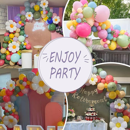 Daisy Flower Balloon Arch Kit for Wild Flower Baby in Bloom Party Decor | - Image 4