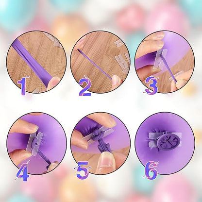 100pcs H-Shape Balloon Clips - Image 5