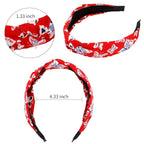 VELSCRUN 12 Pack Flower Headbands for Women, Multiple Colors, One Size Fits All Fabric, Wide Application, Ideal Gift