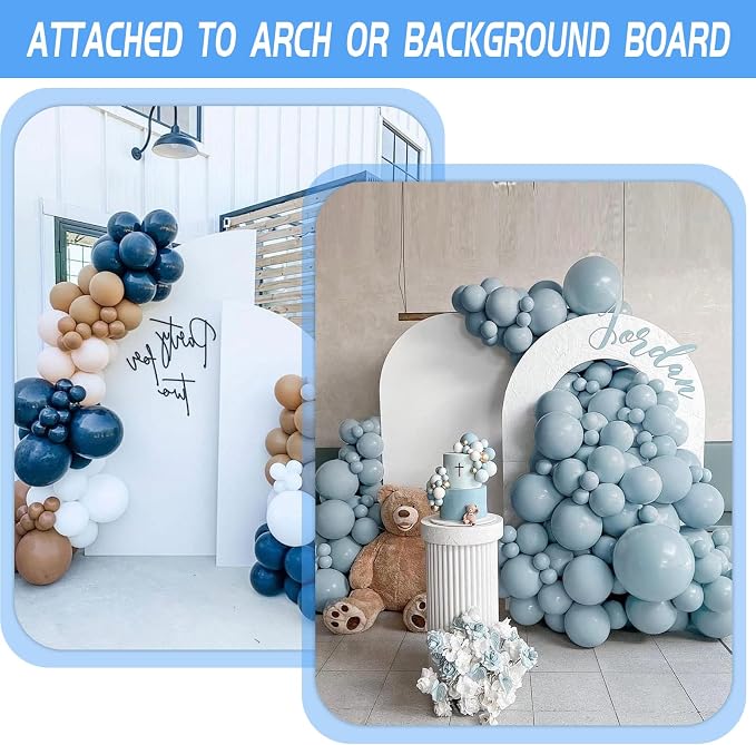 20 Pack Large Clear Balloon Arch Clips Plastic Transparent Backdrop Spring - Image 7