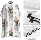 Hairdresser Cape with Neck Clasp for Coloring/Perming/Styling