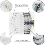 5.5 Inches Extra Large Hair Clips for Long Thick Hair Women’s Jumbo Hair Claw Clips 2 Counts in Set Hair Accessories(clear and grey)