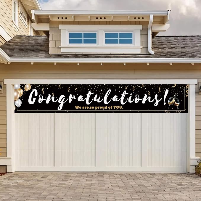 Large Congratulations Decoration Banner, Birthday Engagement Wedding Retirement - Image 5