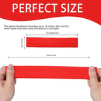 Workout Headbands Non Slip Headband Sport Headbands Sweatbands Elastic Sport Hair Bands for Sports Travel Indoor Fitness Gym