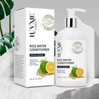 Luv Me Care Rice Water Hair Thickening Conditioner - with Biotin Improve Strength, Volume, and Shine, Deep Conditioning for Dry, Frizzy, or Curly Strands 10 Fl Oz