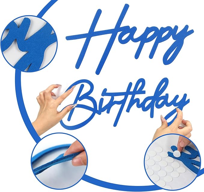 Happy Birthday Sign for Backdrop - Image 4