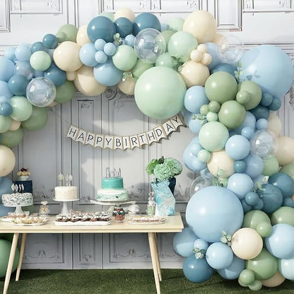 Sage Green and Blue Balloons - Image 3