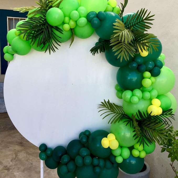 Voircoloria 130pcs Dark Green Balloons Garland Arch Kit, 18 12 10 5 Inch | - Image 6