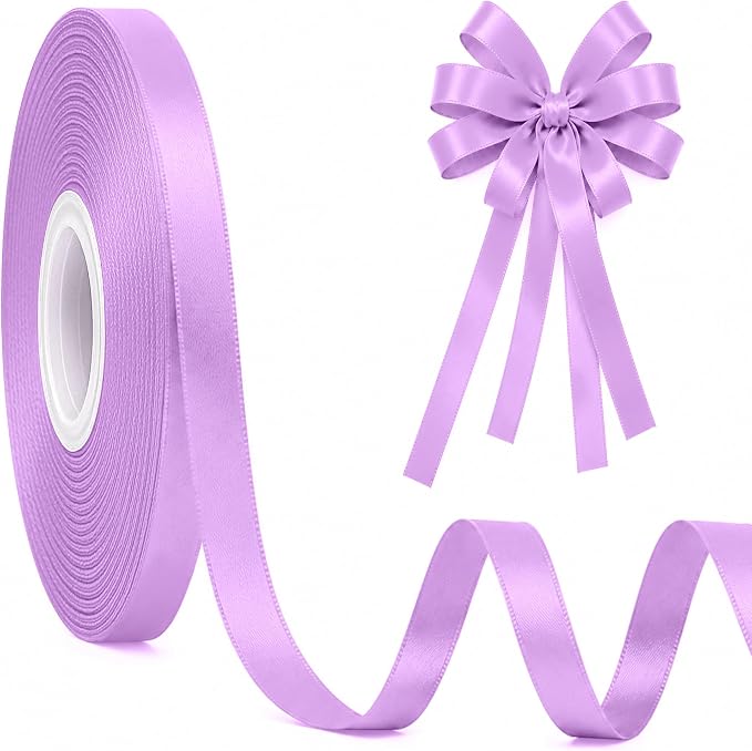 30Yards 3/8In Lavender Thin Ribbon by Fullive