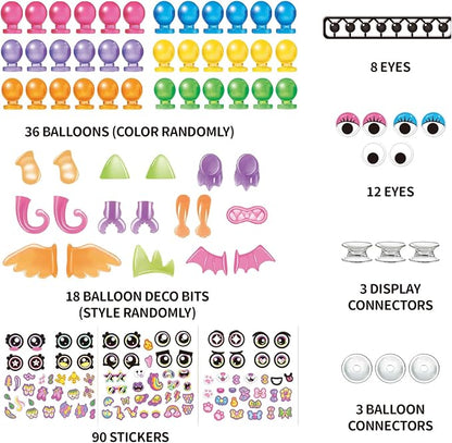 Magic Balloon Craft Kit, Funny Balloons Inflator Toy, DIY Sticky Balls - Image 2