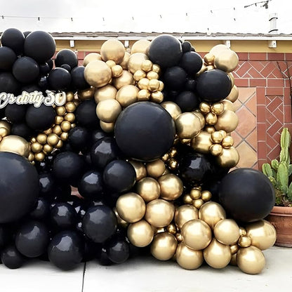 Voircoloria 66pcs Metallic Gold Latex Party Balloons, 12inch | - Image 5