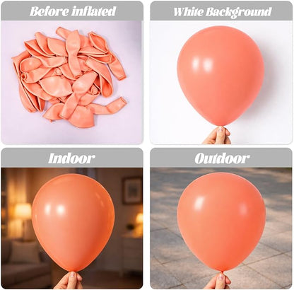 Voircoloria 130pcs Peach Balloons Garland Arch Kit, 18 12 10 5 Inch | - Image 3