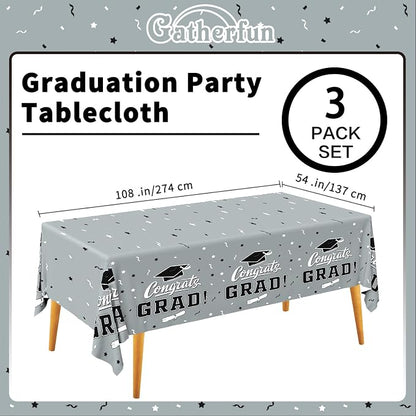 Graduation Party Decorations, Gongrats Grad Tablecover - Image 5
