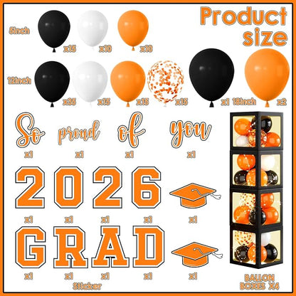 2026 Graduation Party Decorations Class of 2026 Balloon Boxes - Image 4