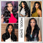 30 Inch HD Lace Front Wig Human Hair [2-year life], 100% Real Human Hair, 13x6 Body Wave Lace Front Wigs for Black Women Glueless Lace Frontal Wig Pre Plucked Bleached Knots 200% Density