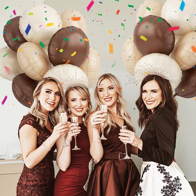 20PCS Round Shaped Balloons, 18 Inch Round Foil Balloon - Image 4