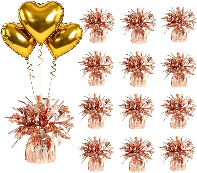Balloon Weights, 12 Pieces, Weight 0.36Lb | Aluminum Foil, Suitable by Unknown