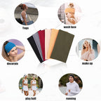 Wide Headbands for Women Large Turban Headband Boho Accessories 6 Packs Non Slip Headbands for Workout Yoga Sports Exercise Sweatbands Summer Accessories Elastic Bands