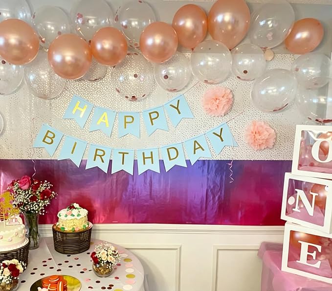 Happy Birthday Banner Birthday Party Supplies Garland Decorations Birthday - Image 6