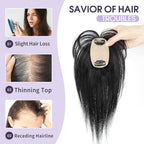 Hair Topper for Women with Thinning Hair, Lightweight & Add Volume Hairpiece for White HairRoots Cover, Changing Hairstyle, Trendy and Comfortable Design