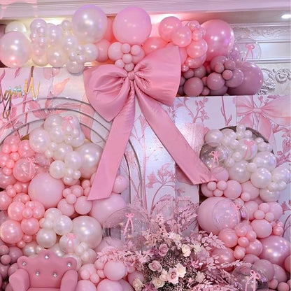 Metallic Chrome Pink 52 PCS 12 Inch Latex Balloons - Image 6