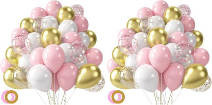 LovesTown 60PCS Balloon Garland Kit, 12inch Arch Kit Confetti Balloons Metallic by Lovestown