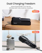 NAPRE Electric Scalp Massager,Head & Hair Massager Scalp Stress Relax,Cordless Handheld Muscle Massager with Horizontal Vibration-5 Speed 2400 RPM for Face,Neck,Shoulder & Body,Includes Charging Dock