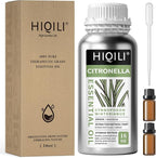 HIQILI 16 Fl Oz Citronella Oil for Homemade Sprays, Add to Diffuser, 100% Pure and Natural Undiluted