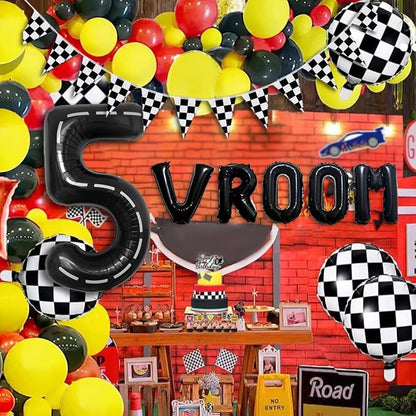 134pcs Balloons Race Car Birthday Party Supplies Decorations - Image 4