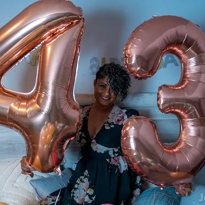 Rose Gold 4 Balloon - Image 2