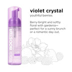 Style Factor EDGE BOOSTER Extra Strength Setting Mousse – Frizz Control, Extra Volume, and Conditioning – 6.4oz Violet Crystal Mousse for Curly Hair