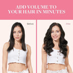 GOO GOO Clip in Hair Extensions Real Human Hair, Remy Human Hair Extensions Clip ins for Women, Natural Human Hair, 22inch 110g 7Pcs, 2A Light Brown