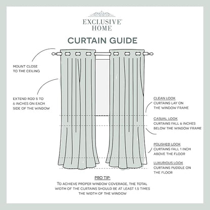 TOWN & COUNTRY LUXE Talia Double Layer Indoor Curtains, Sheer and Room - Image 9