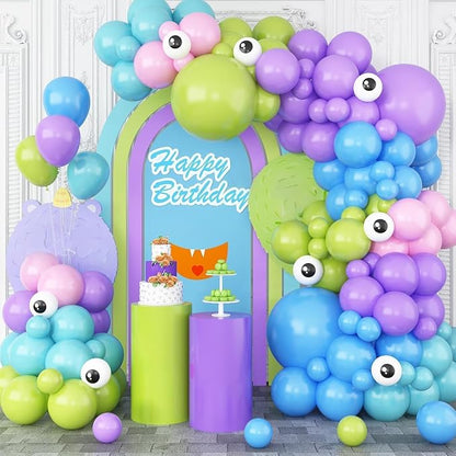 GRESATEK Monster Balloons Arch Garland Kit, Monster Cartoon Inc Balloons Party by GRESATEK