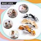 3 Pcs Barrettes for Women - Large French Hair Pins, Retro Clasps for Thick Hair Accessories (mahua5)