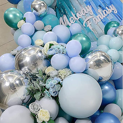 18 inch Pastel Blue Balloons - Image 5