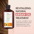 One 'N Only Argan Oil Hair Treatment - Lightweight & Hydrating Hair Oil for Natural, Wigs & Extensions - Shine Enhancing, Heat Protectant & Frizz Control (8 oz)