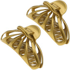 Camila Paris CP3055 2PK French Hair Clip for Women Thick Hair for Long Curly Wavy Hair, Girls Hair Claw Clips Fashion Styling Hair Accessories for Women, Strong Hold No Slip Grip, Made in France