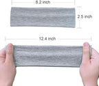 Yoga Headbands for Women, Non Slip Elastic Sweat Hairbands, Solid Color Head Accessories Headscarves Hair Hoop, Sweat-Absorbing Hairbands for Sports, Fitness, Running