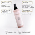 ELLA BELLA® 6-in-1 Hot Air Styler Pink & Heat Protectant Spray • Powerful Hair Dryer Set for Fast Curling, Volumizing, Straightening • Includes Travel Case • UV Shield & Nourishing Hair Care