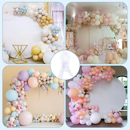 10pcs Balloon Arch Clips Transparent Large Plastic Backdrop Clips Spring Clamps - Image 7
