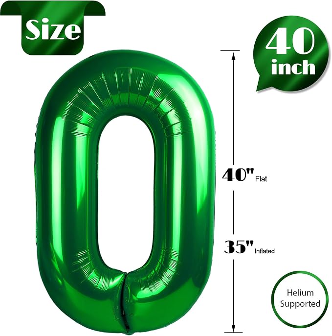 Green 0 Balloon - Image 5