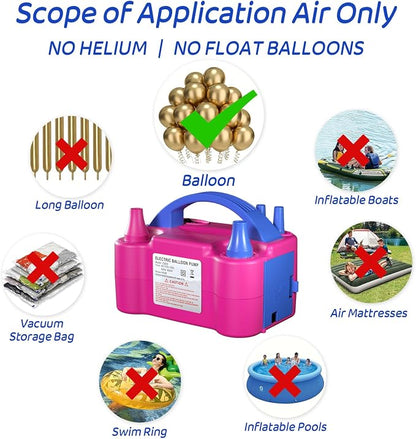 Electric Balloon Pump for Party Decorations – Portable Inflator, Auto Shutoff - Image 6