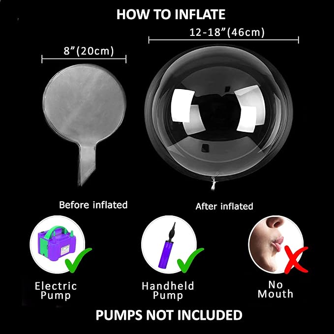 6PCS LED Light Up Balloons - Image 3