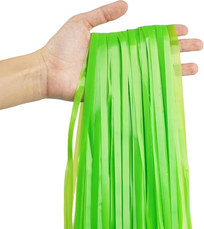 Lime Green Streamers Party Backdrop - Image 4