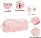 Leudes Hair Tools Travel Bag for Shark Flexstyle Carrying Case Portable Shark Hair Air Wrap Dryer Case Waterproof Dustproof Flat Curling Iron Travel Organizer (Pink)