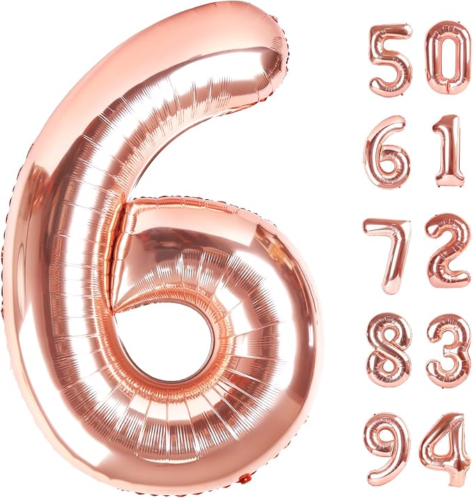 Rose Gold 6 Balloon by IWERP