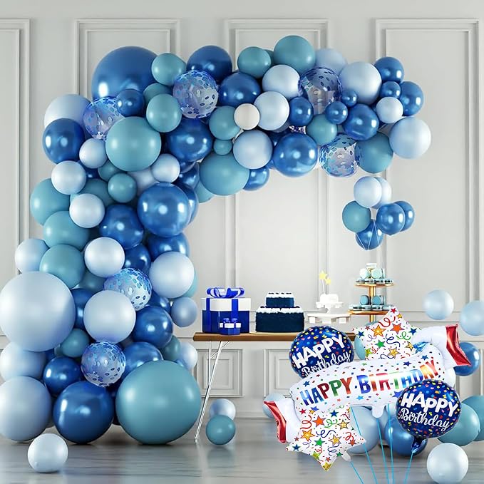 Birthday Decoration Set Colorful Happy Birthday Banner Balloon, Star and Circle - Image 4