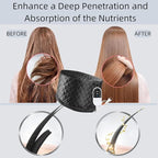 Hair Steamer for Natural Hair (Home Use) - 10-Speed Temperature Control, Fast Heating & Deep Strand Nourishment